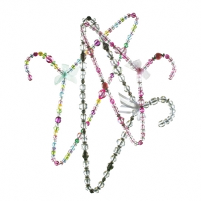 Large CRYSTAL, Medium MULTICOLOUR, Small PINK