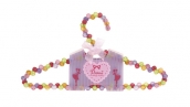 beaded coat hanger - multicolour